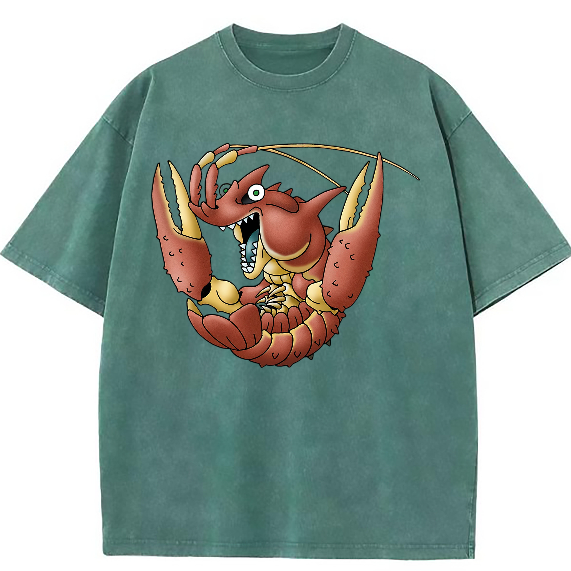 （画像用） ドラゴンクエスト Doragon Kuesuto Dragon Quest 綿100% ヴィンテージ風 半袖Tシャツ（フロントプリント）